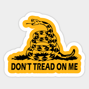 Don't tread on me Patriot wear Sticker